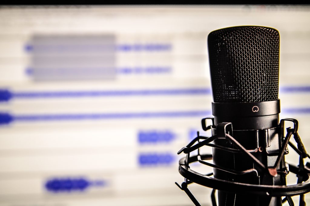 Multilingual Voiceover Recording Studio Microphone