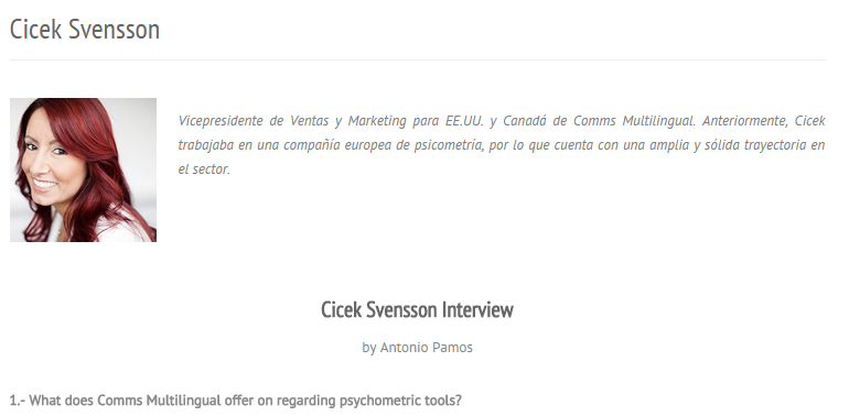 Facthum - Cicek Svensson Interview