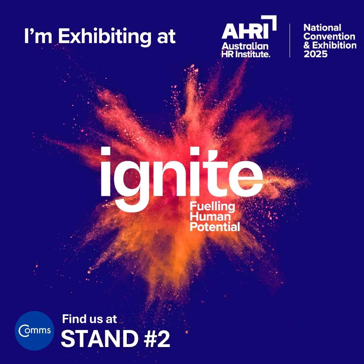 Comms Multilingual exhibiting at the AHRI National Convention & Exhibition (NCE 2025), taking place from 19 – 21 August